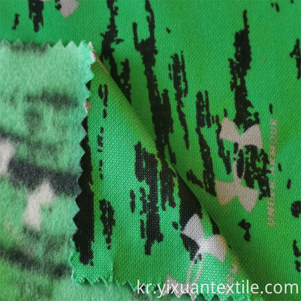 P K Printed Brushed Fabric